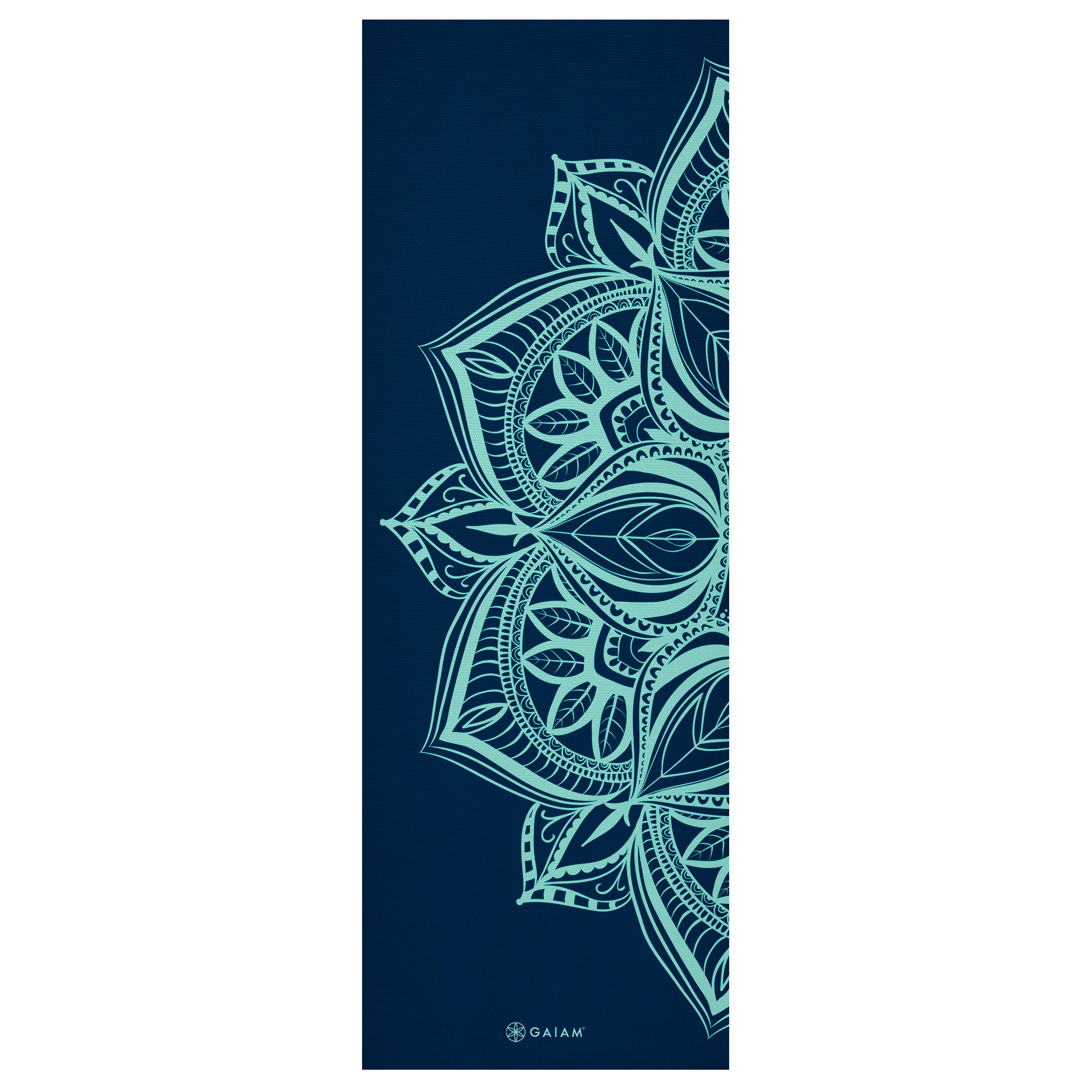 Gaiam Premium Point Yoga Mat (5mm) flat